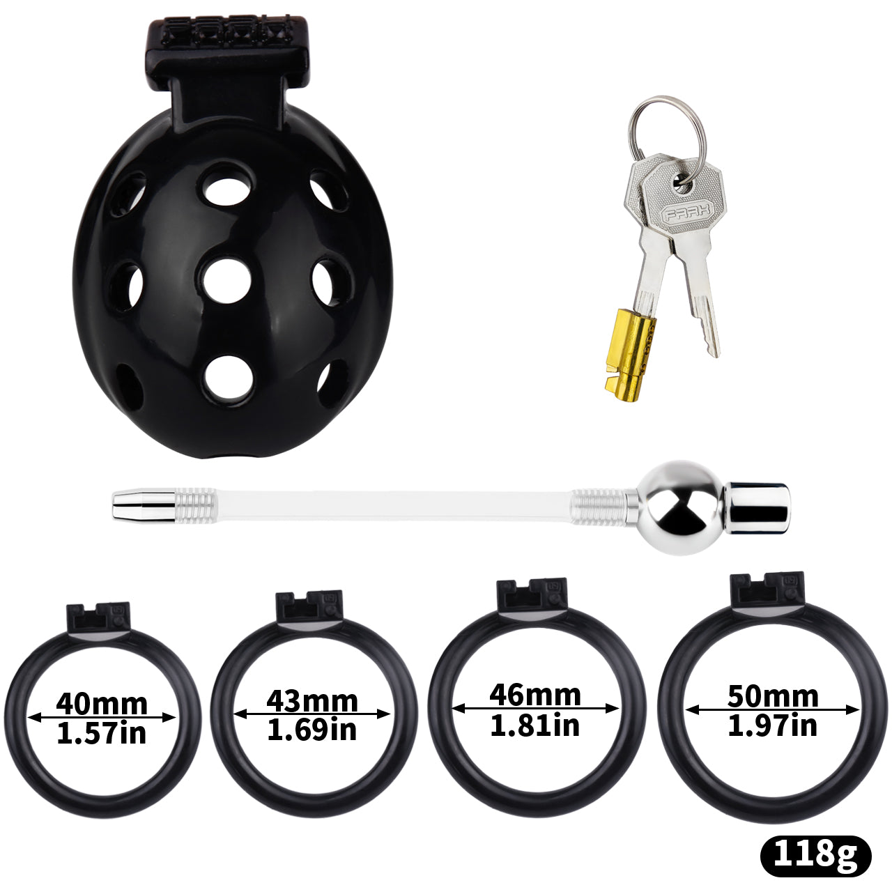 Vented Chastity Cage For Growers