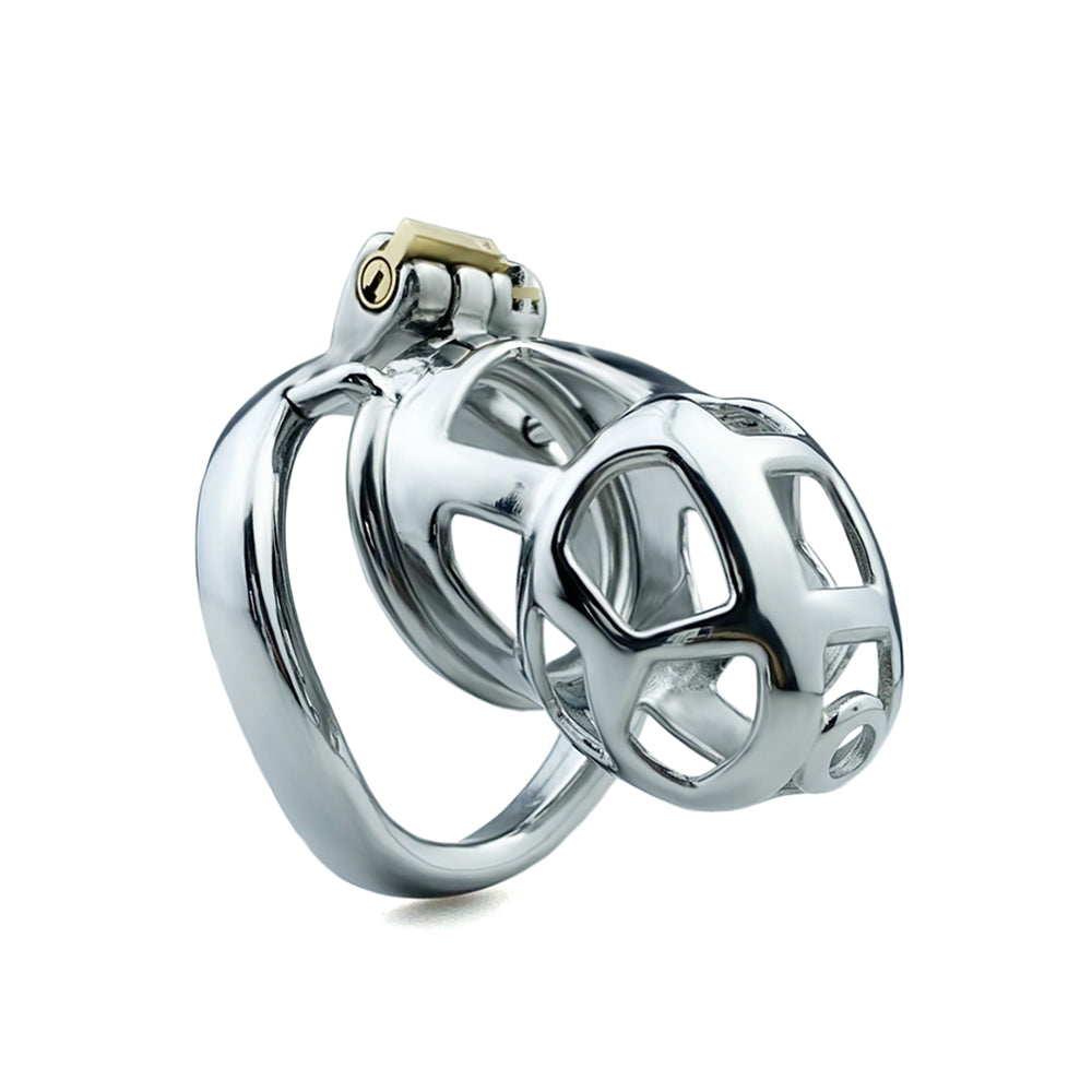 Stainless Steel Metal Small Mamba Male Chastity Cage, F3153 - FRRK