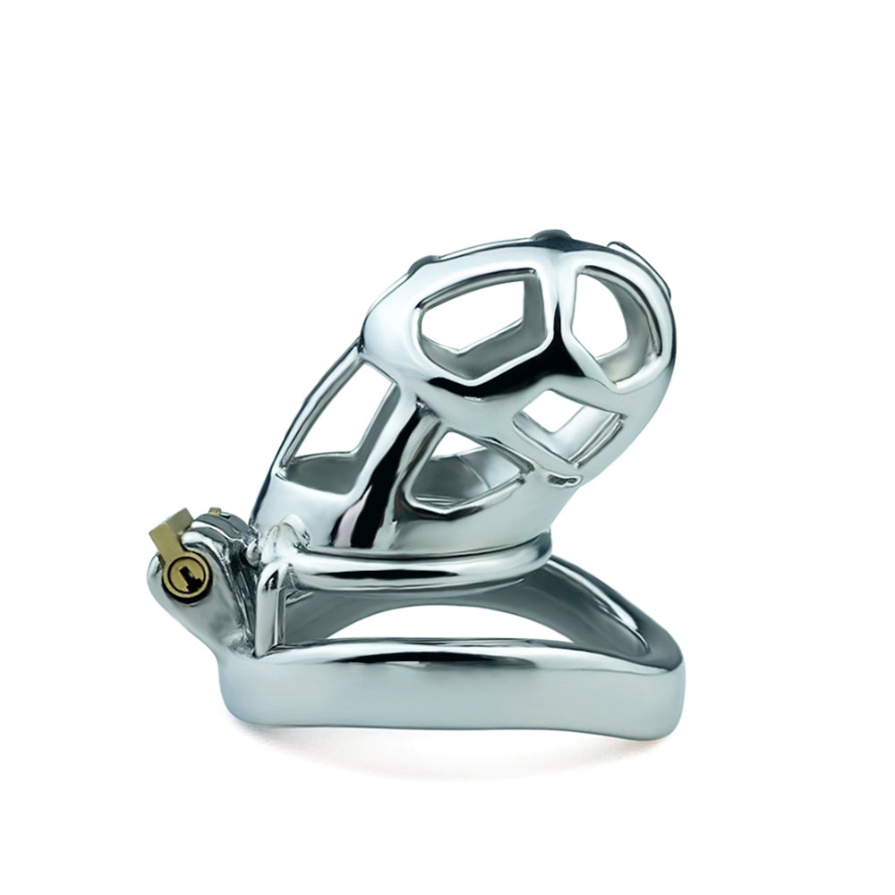 Stainless Steel Metal Small Mamba Male Chastity Cage, F3153 - FRRK