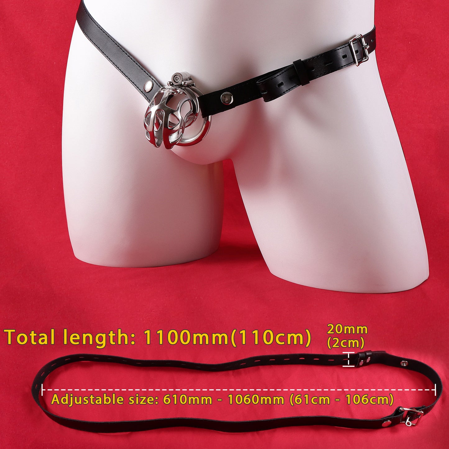 Standard Cobra Chastity Cage Allen Wrench Lock, F3092 - FRRK