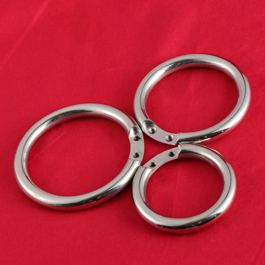 Base Rings for FRRK Chastity Cage That Fit Double Screw Lock Only, K07 - FRRK