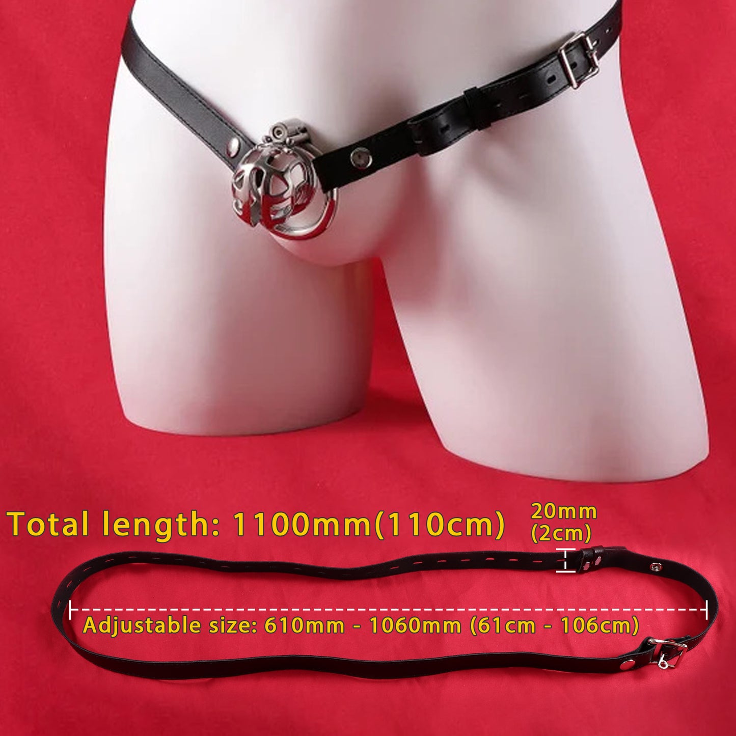 Small Cobra Chastity Cage Allen Wrench Lock, F3091 - FRRK