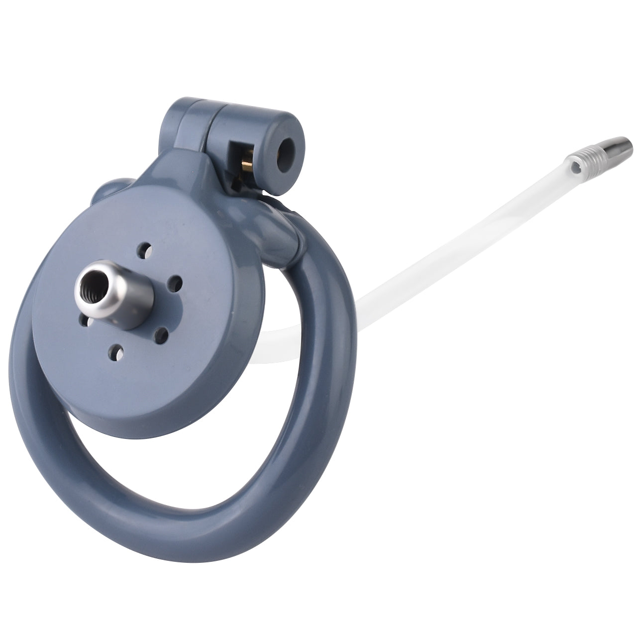 3D Printed Flat Chastity Cage with Inverted Steel Ball Catheter