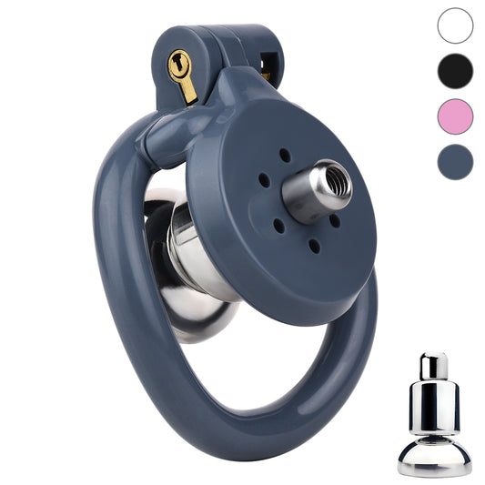 3D Printed Flat Chastity Cage with Inverted Penis Cup | F3216A