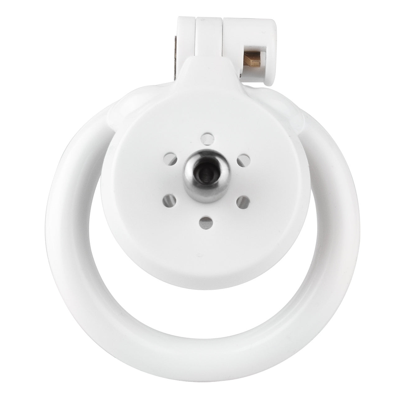 3D Printed Flat Chastity Cage with Inverted Steel Ball Catheter