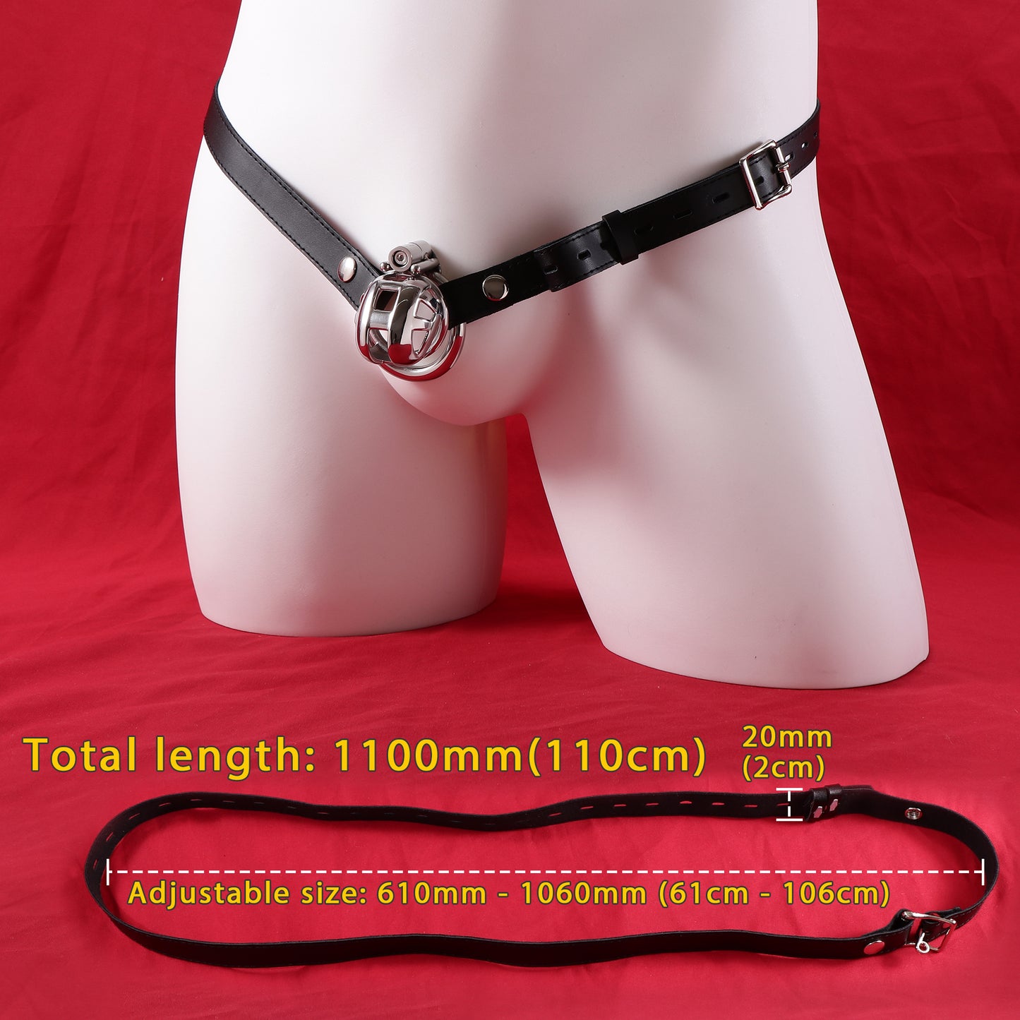 Nub Cobra Chastity Cage Allen Wrench Lock, F3141 - FRRK