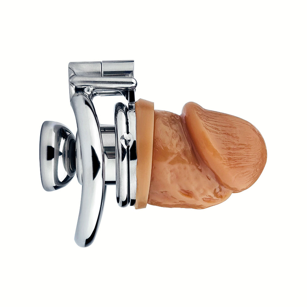 Inverted Chastity Cage With Dildo Allen Wrench Lock, F3401 - FRRK