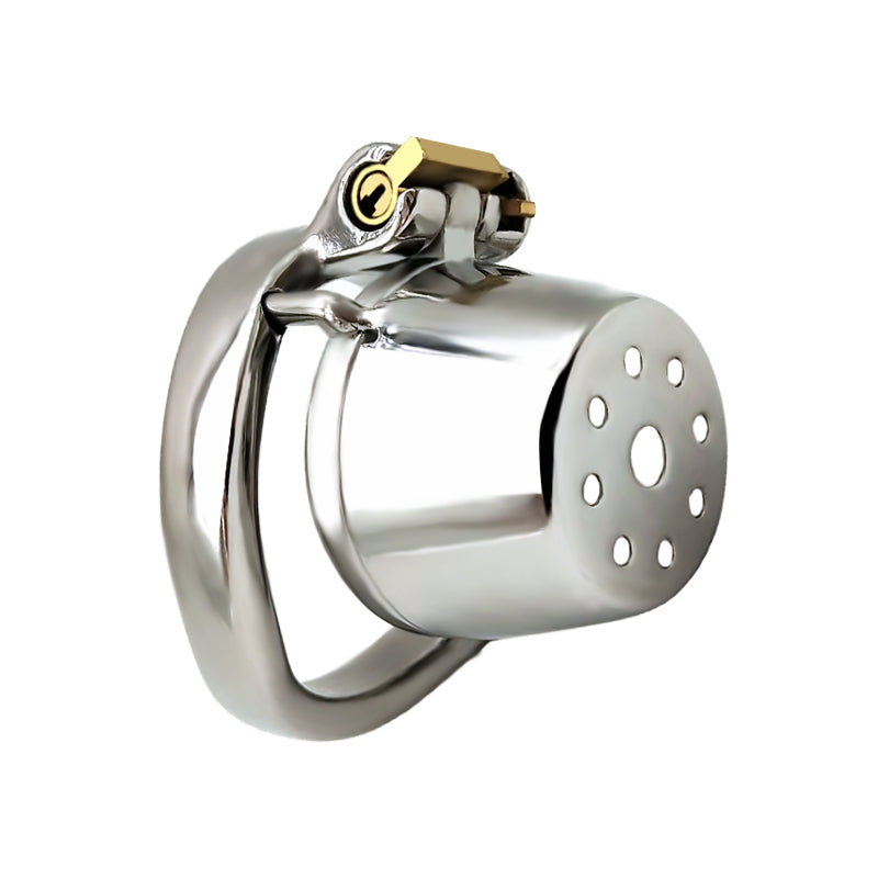 Male Lid Shower Belt Full Close Chastity Cage, F3080 - FRRK
