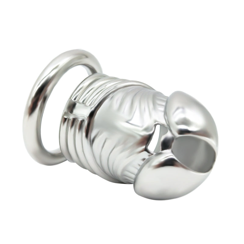 Male Solid Steel Chastity Cage, F3054 - FRRK