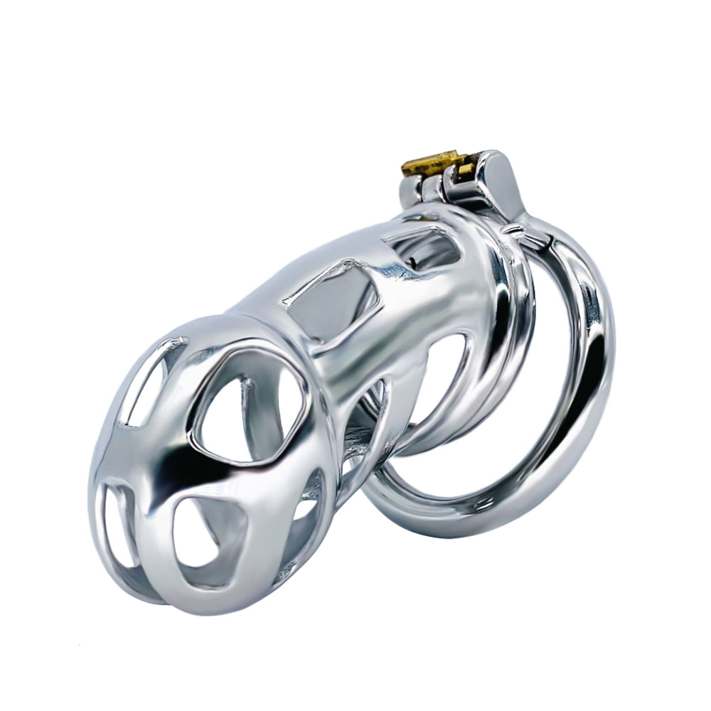 Stainless Steel Metal Maxi Mamba Male Chastity Cage, F3090 - FRRK