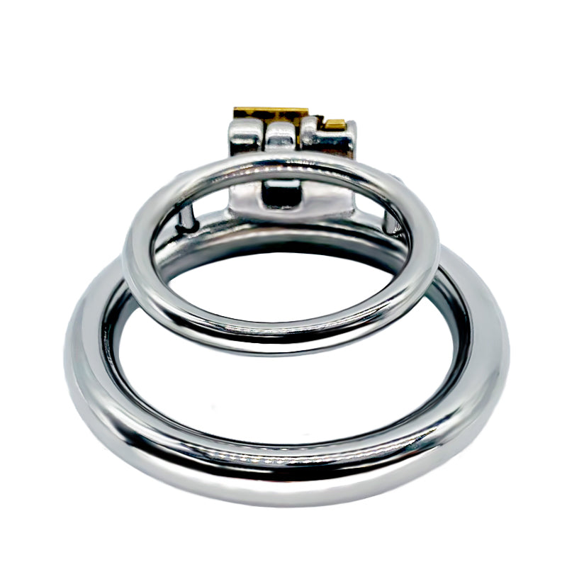Dual Cock Ring Chastity Cage, F3121 - FRRK