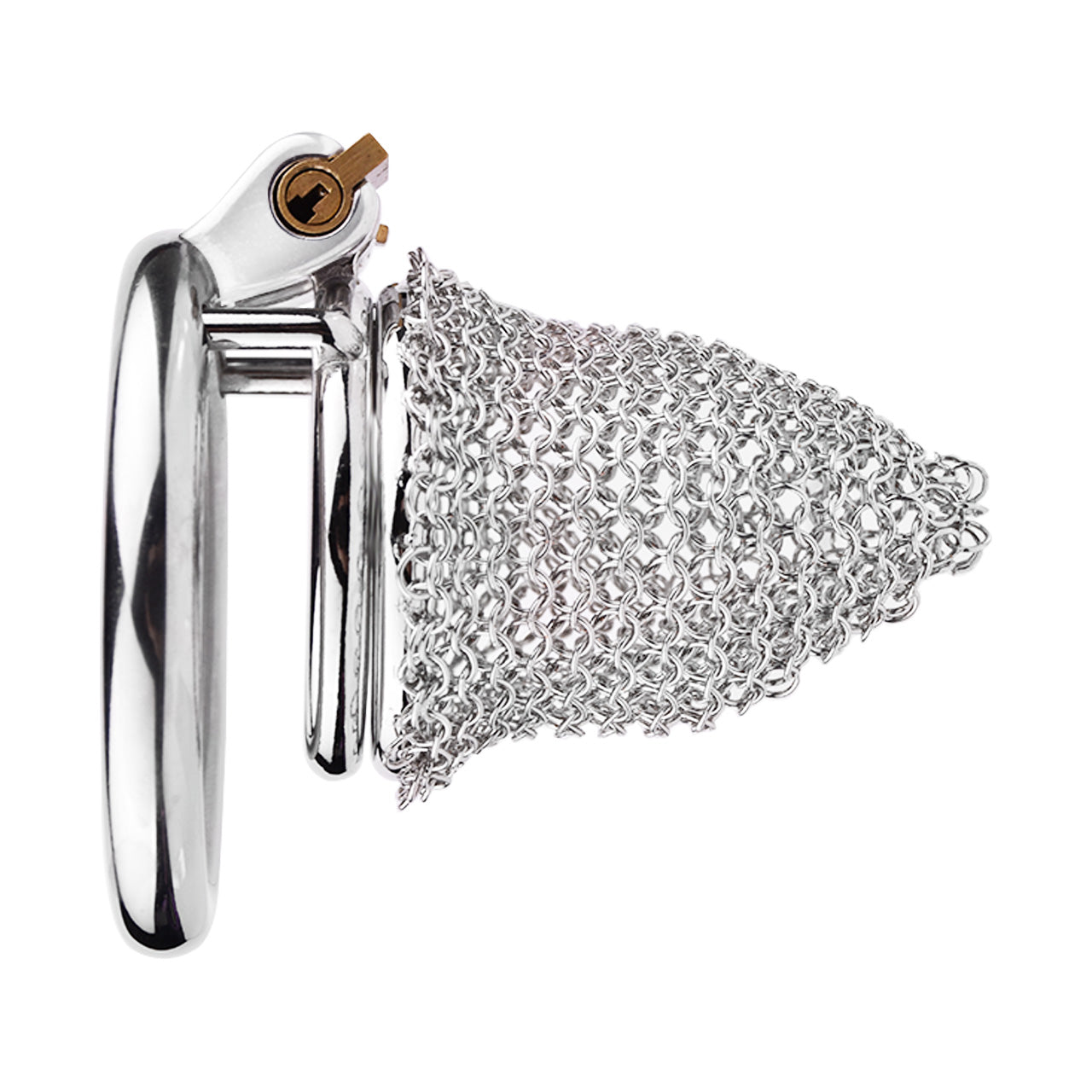 Small Metal Mesh Chastity Cage, F3197 - FRRK