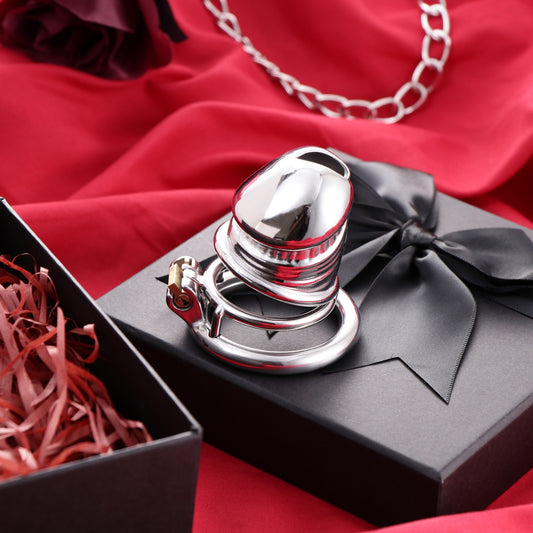 Male Solid Steel Chastity Cage, F3052 - FRRK