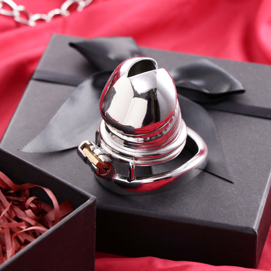 Male Solid Steel Chastity Cage, F3051 - FRRK