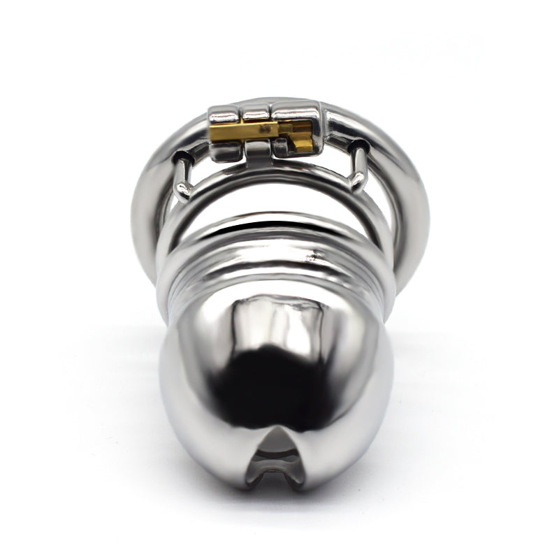 Male Solid Steel Chastity Cage, F3052 - FRRK