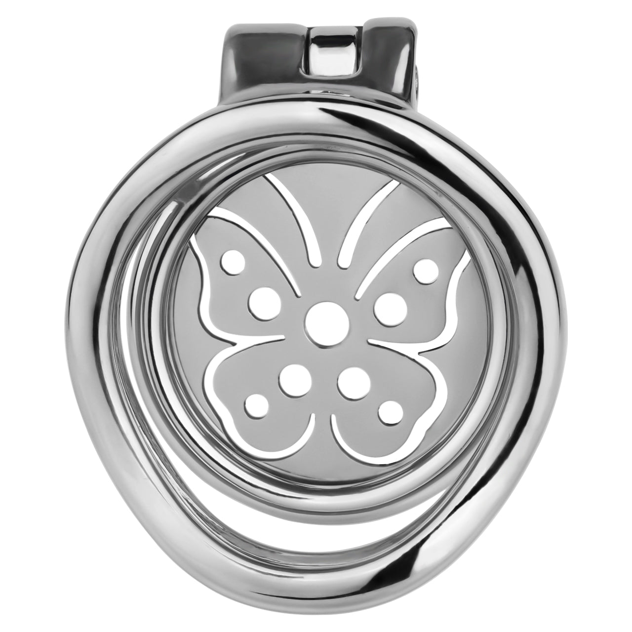 Butterfly Flat Sissy Chastity Cage