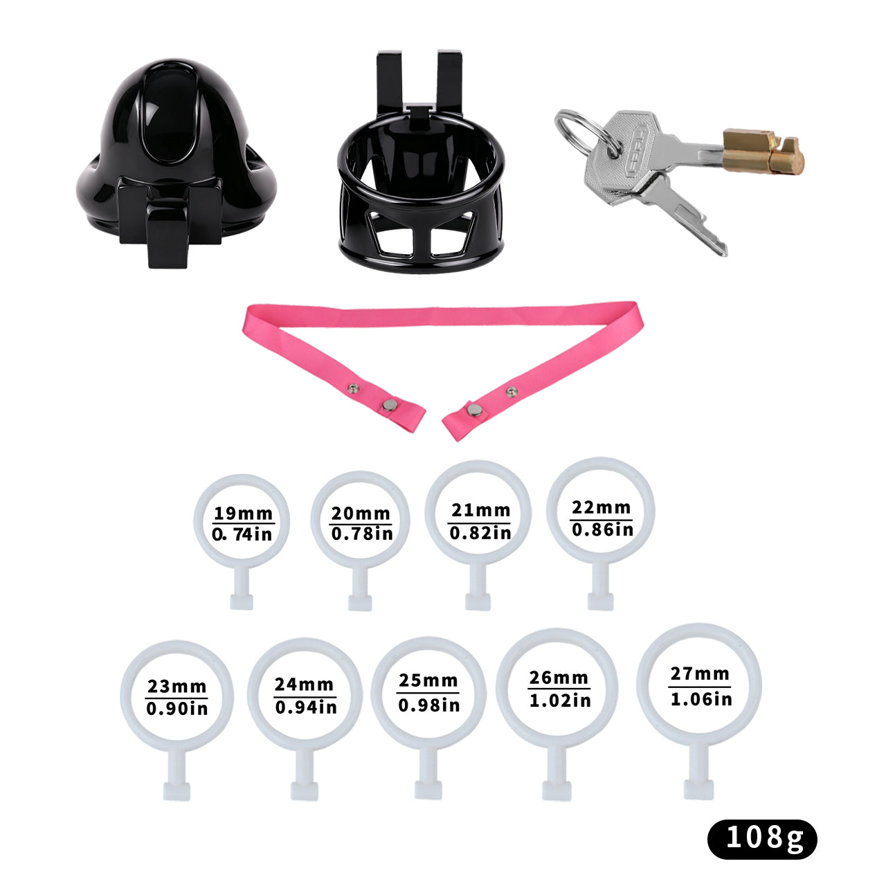ABS Resin Shaft-Only Chastity Cage | F348A