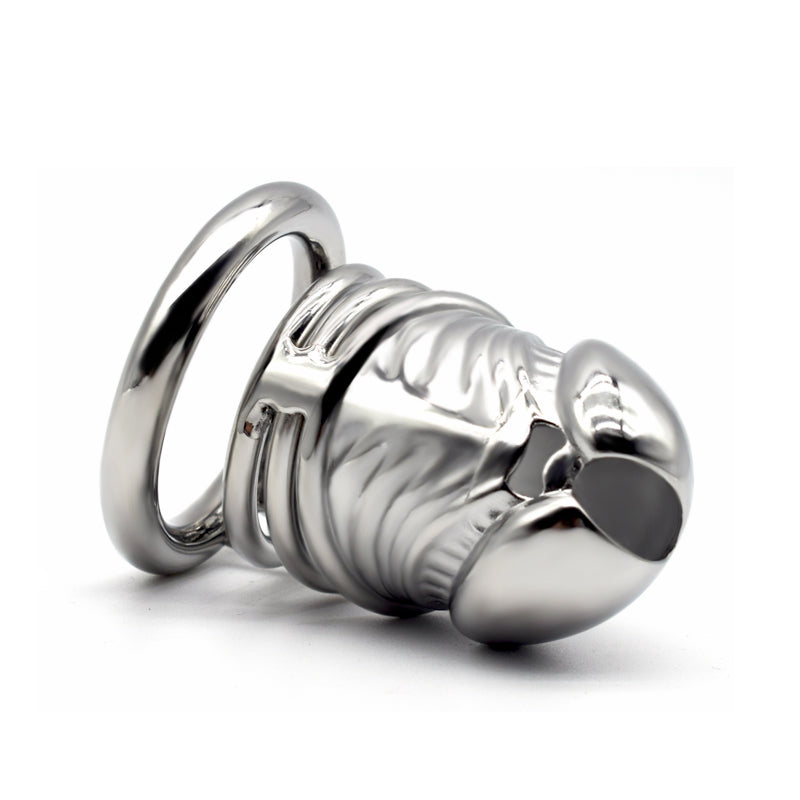 Male Solid Steel Chastity Cage, F3053 - FRRK