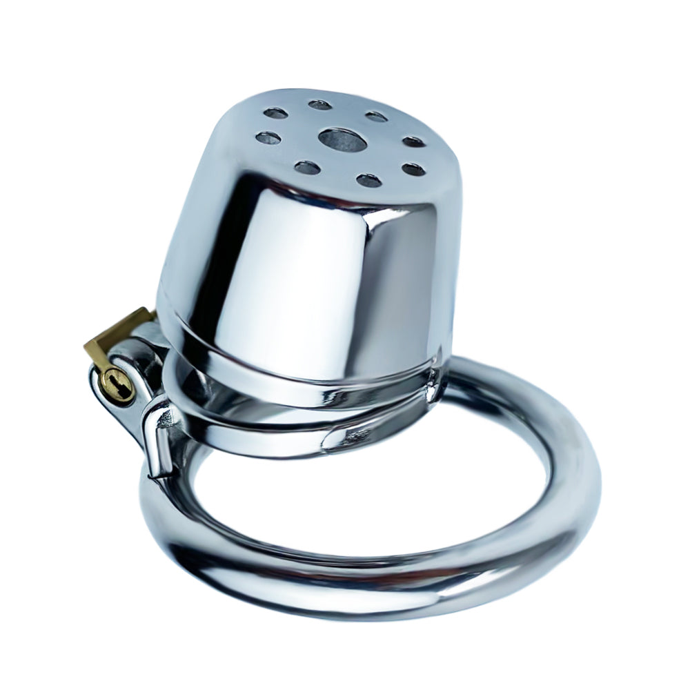 Male Lid Shower Belt Full Close Chastity Cage, F3081 - FRRK