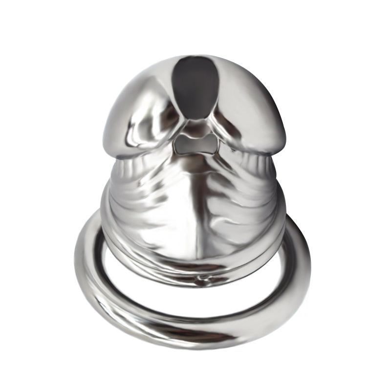 Male Solid Steel Chastity Cage, F3051 - FRRK
