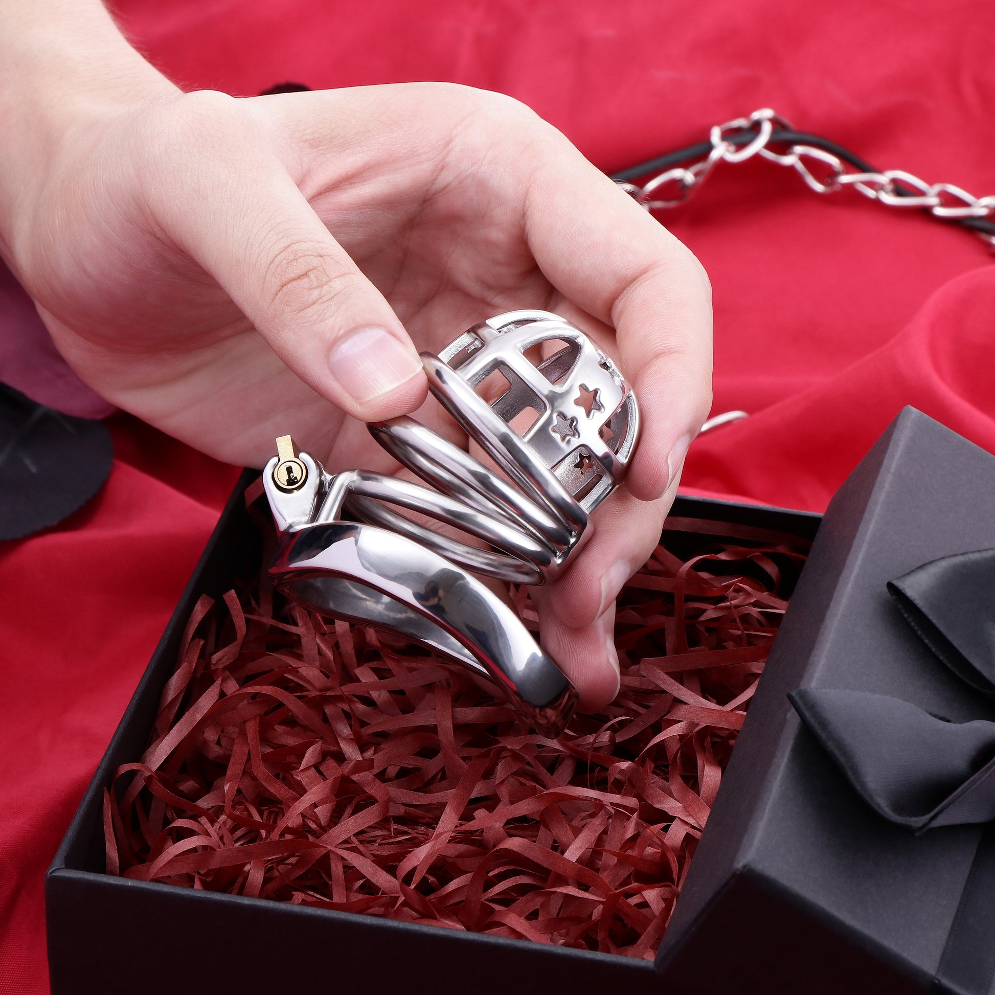 37mm Diameter Large Male Chastity Cage, F3066 - FRRK