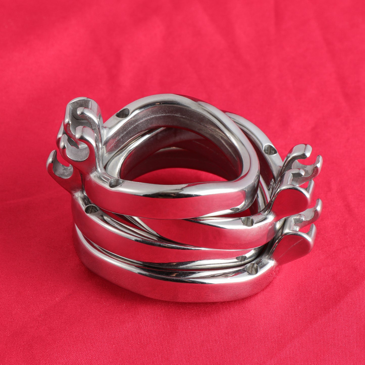 Base Rings for FRRK Metal Chastity Cage That Fit Internal Side Slide Lock System Only - FRRK