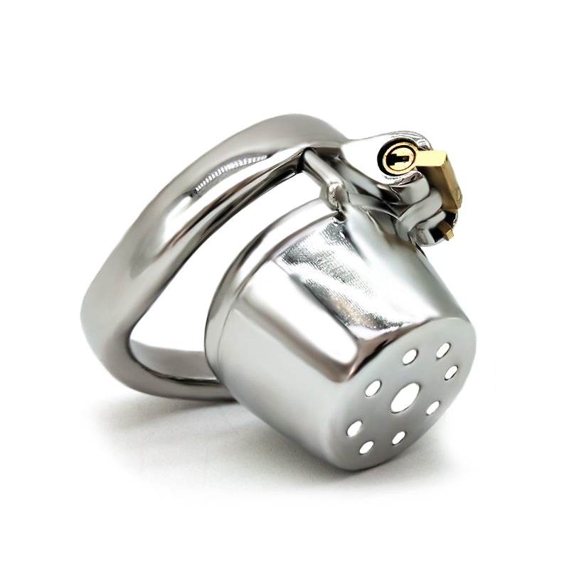 Male Lid Shower Belt Full Close Chastity Cage, F3080 - FRRK