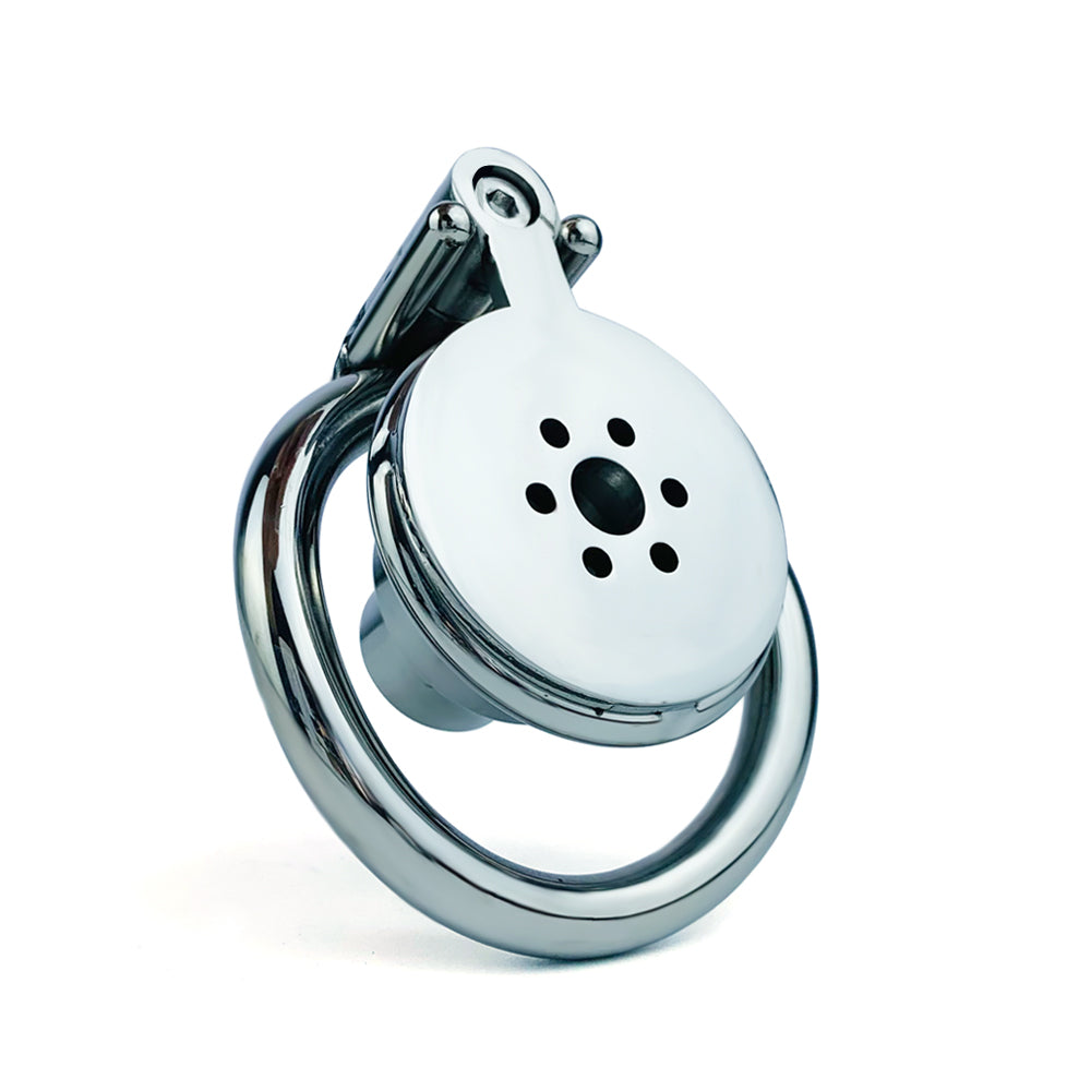 Inverted Double Cylinder Flat Chastity Cage Allen Wrench Lock, F3152 - FRRK