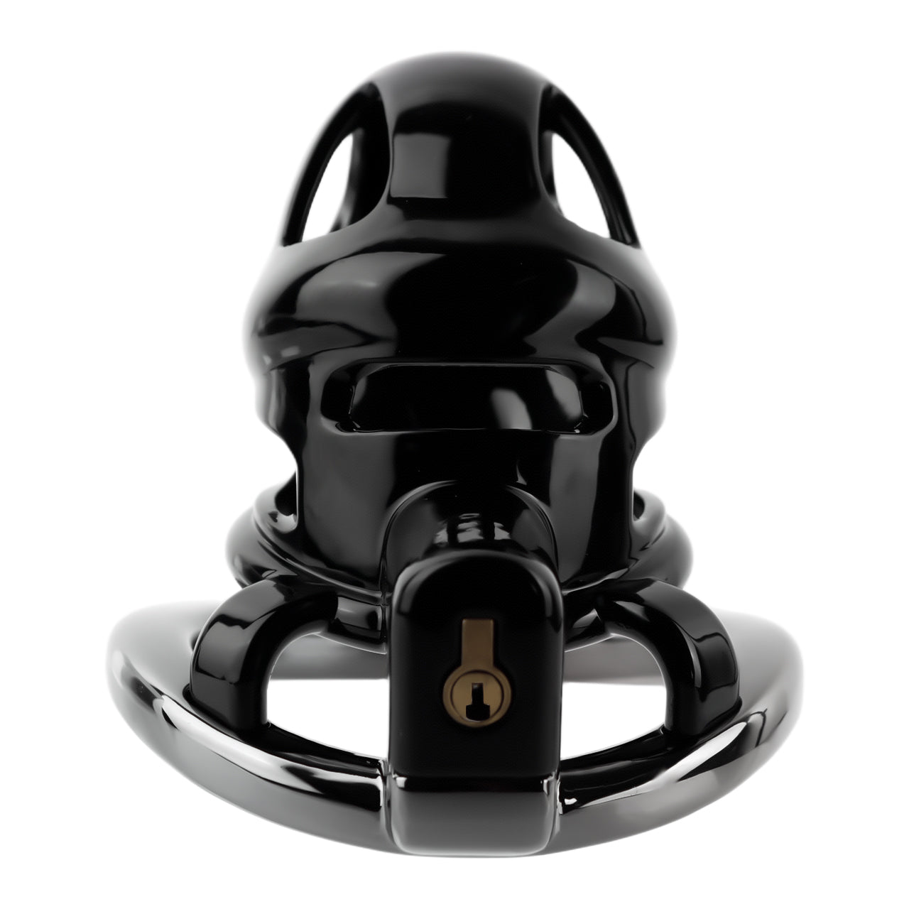 ABS & Aluminum Alloy Chastity Cage - Medium Size