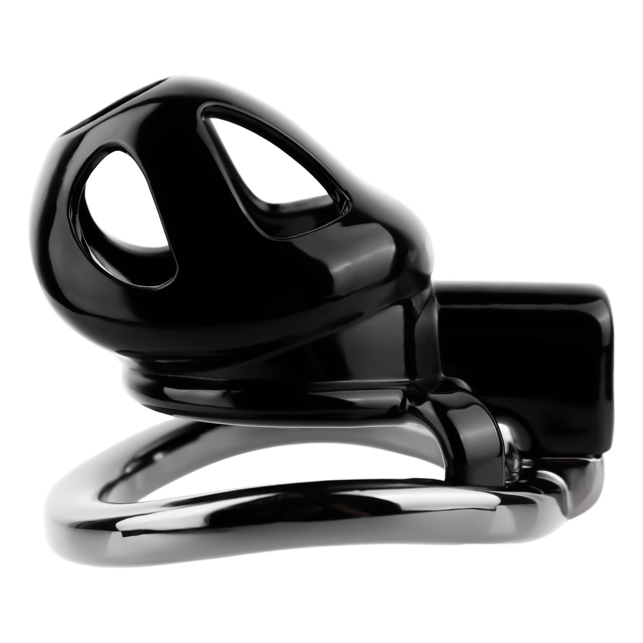 ABS & Aluminum Alloy Chastity Cage - Small Size