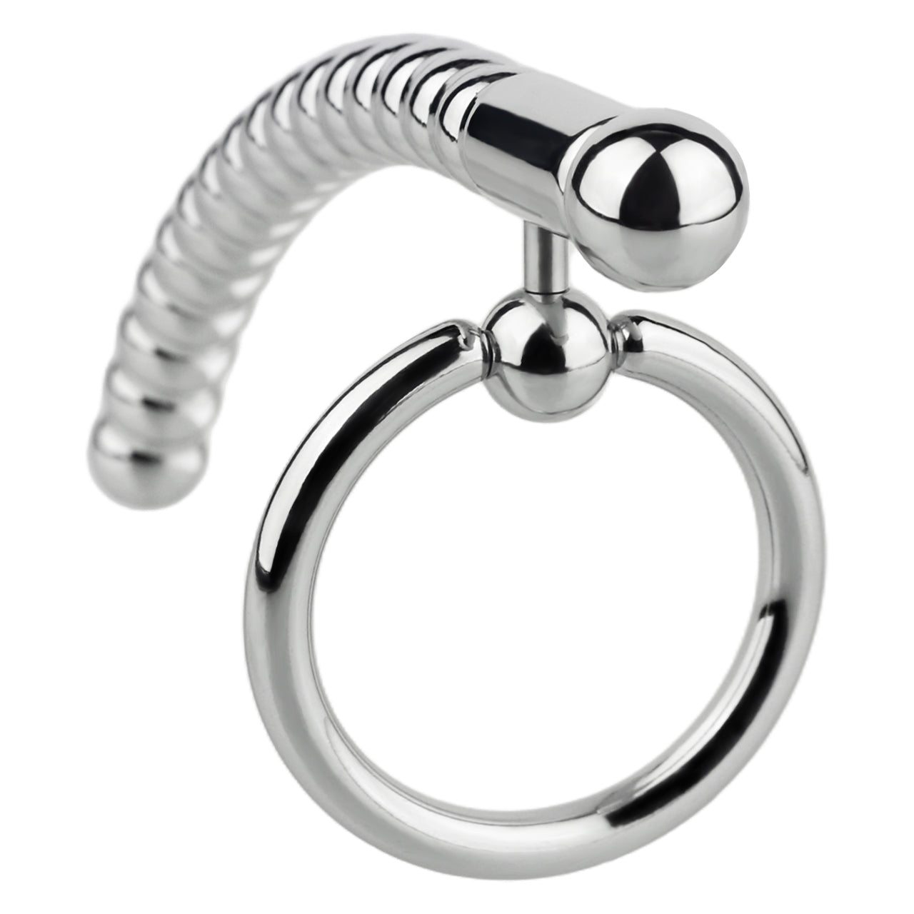 Curved Steel Prince Albert Wand