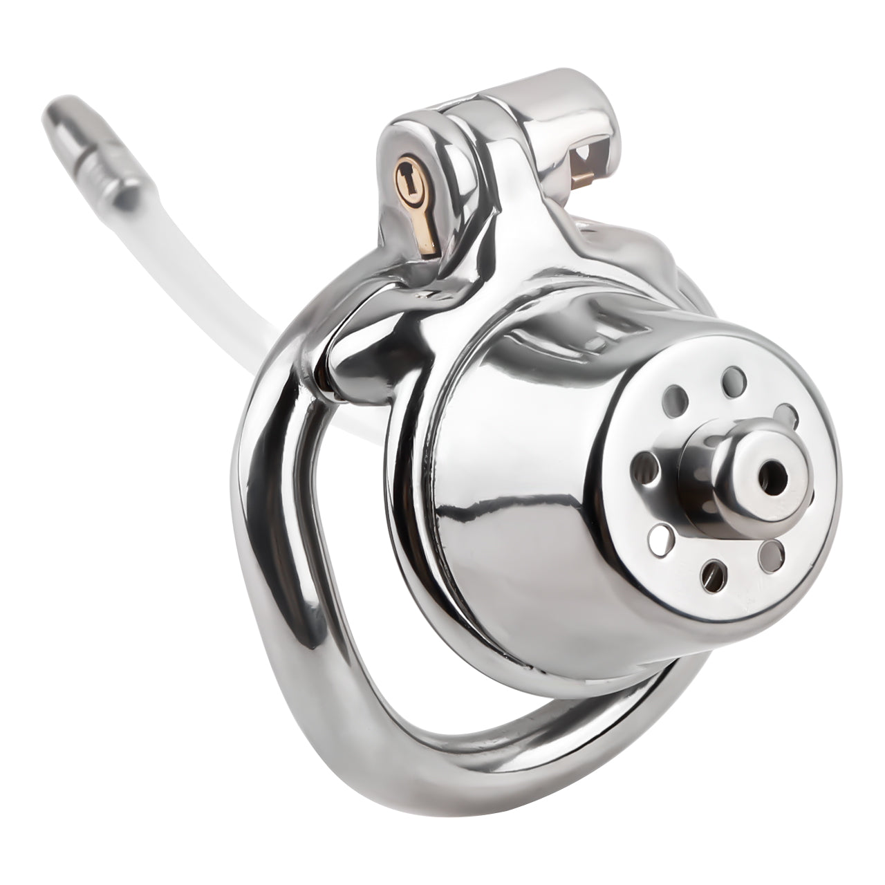 Flat Honeycomb Full Close Chastity Cage