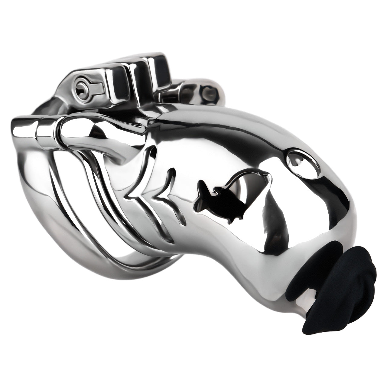Heavy-Duty Chastity Cage with Silicone Catheter
