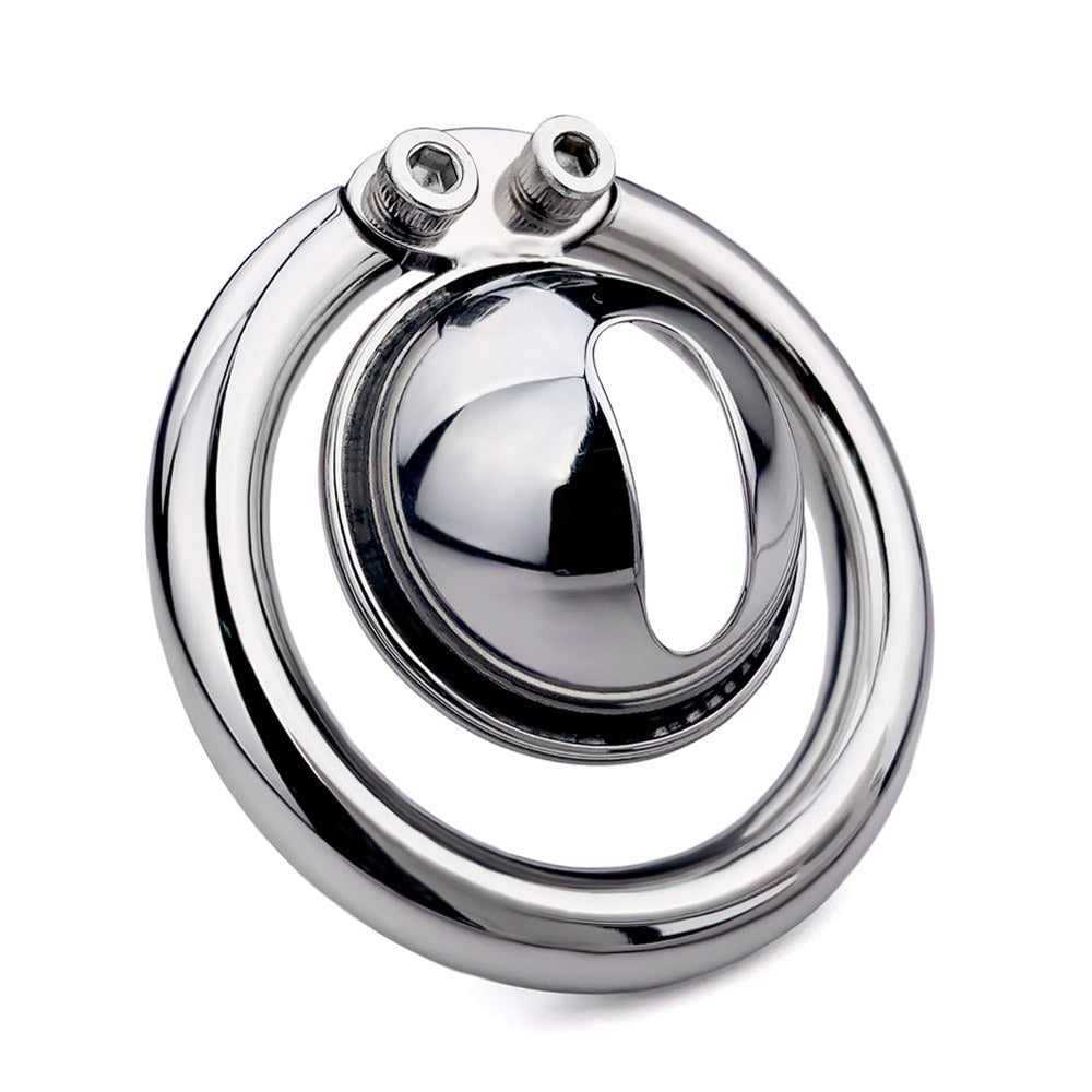 Hemisphere Male Chastity Cage with Urination Hole - Keyless Lock Versions | F3169