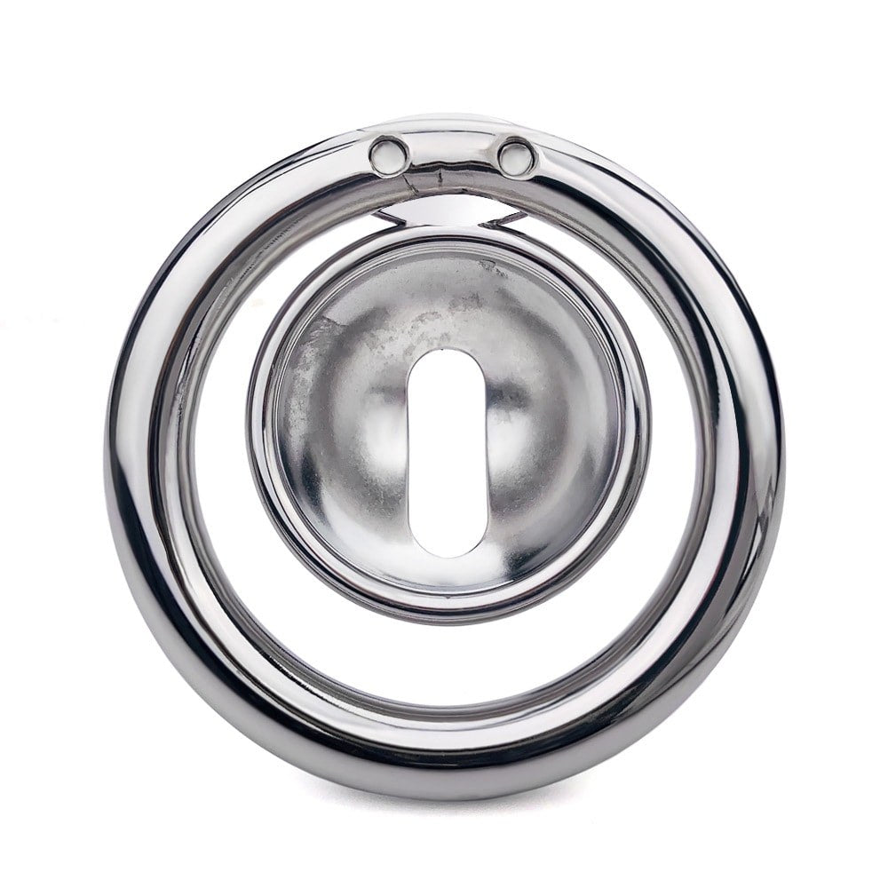 Hemisphere Male Chastity Cage with Urination Hole - Keyless Lock Versions | F3169