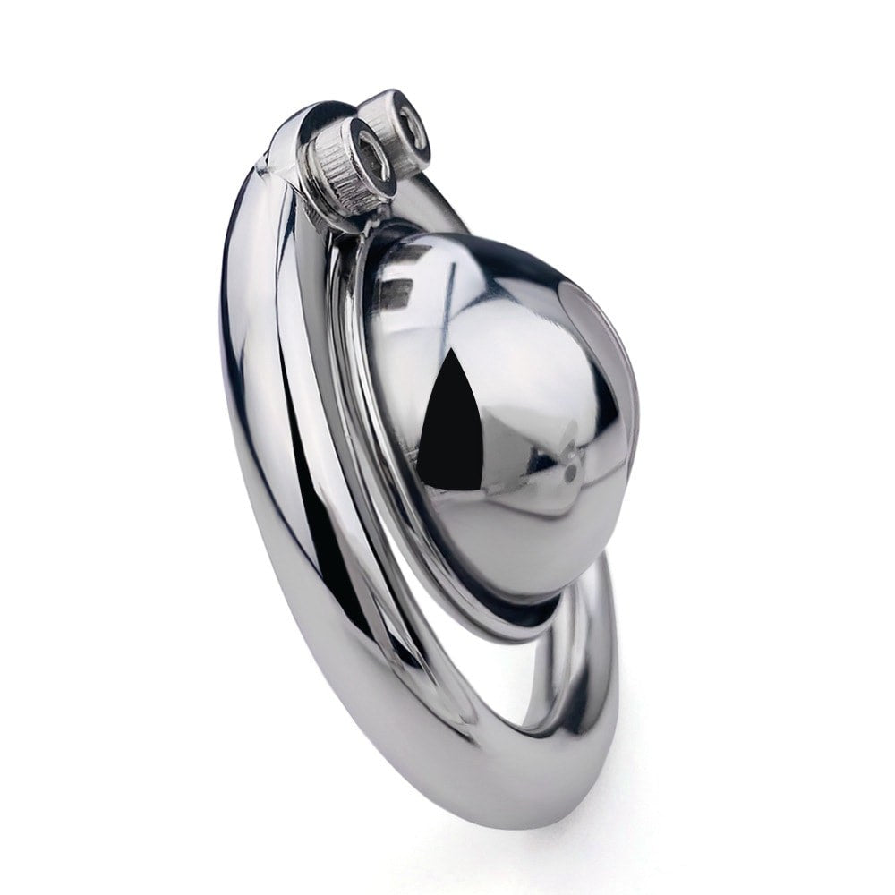 Hemisphere Male Chastity Cage with Urination Hole - Keyless Lock Versions | F3169