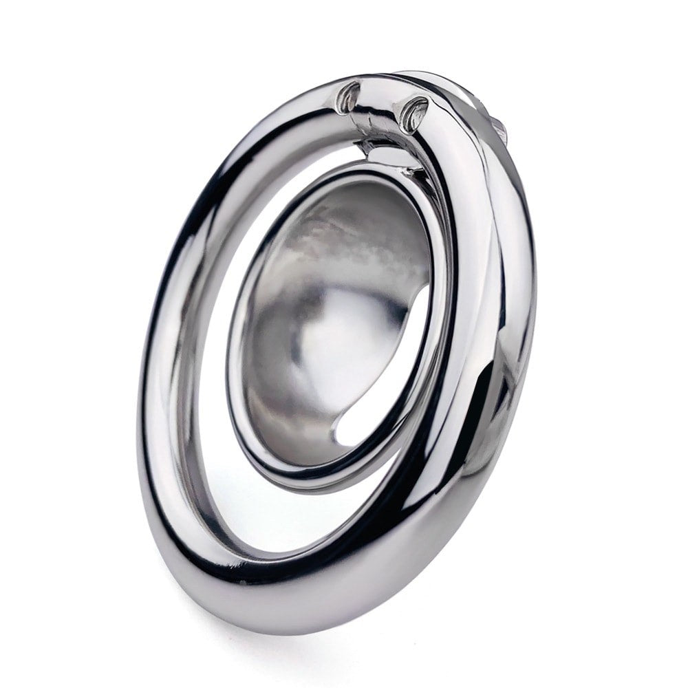 Hemisphere Male Chastity Cage with Urination Hole - Keyless Lock Versions | F3169