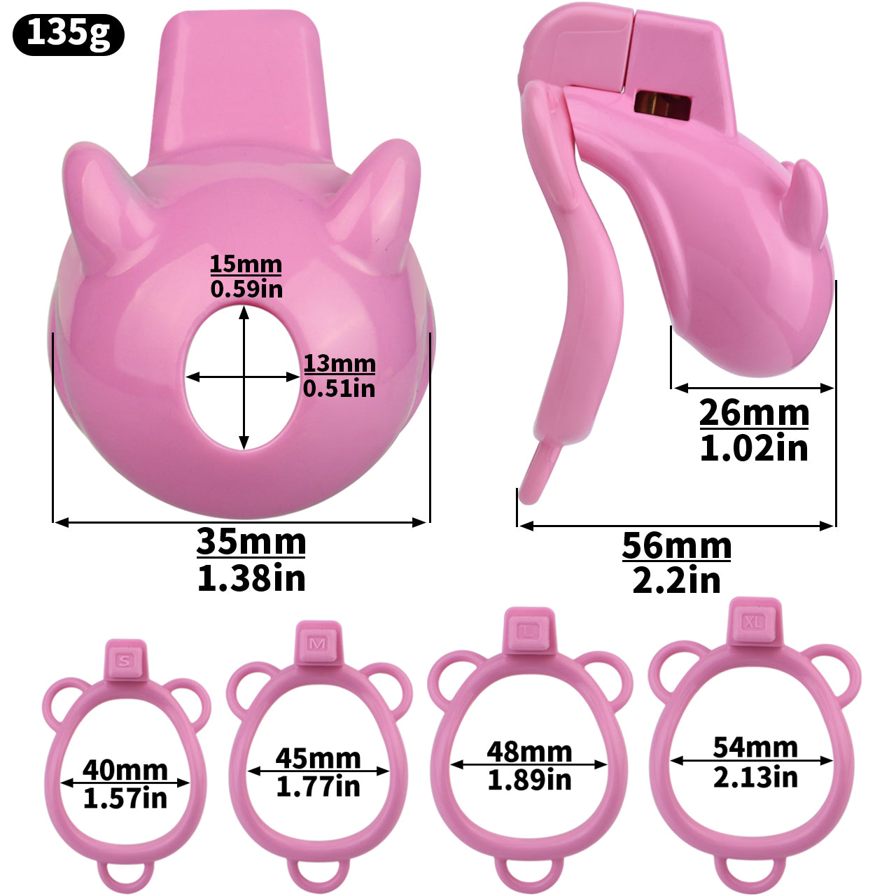 Little devil chastity cage | F290