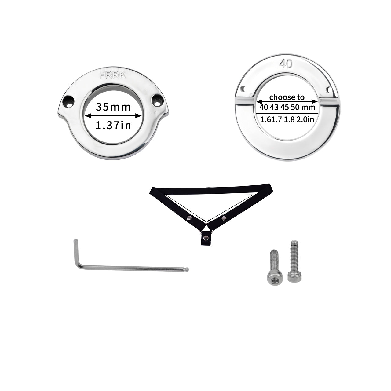 Lockable Metal Cock Ring