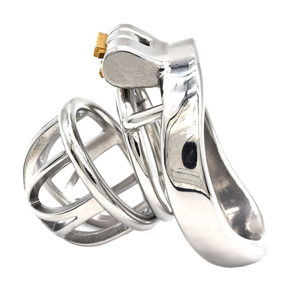 Male Top Split Open Chastity Cage, F3044 - FRRK