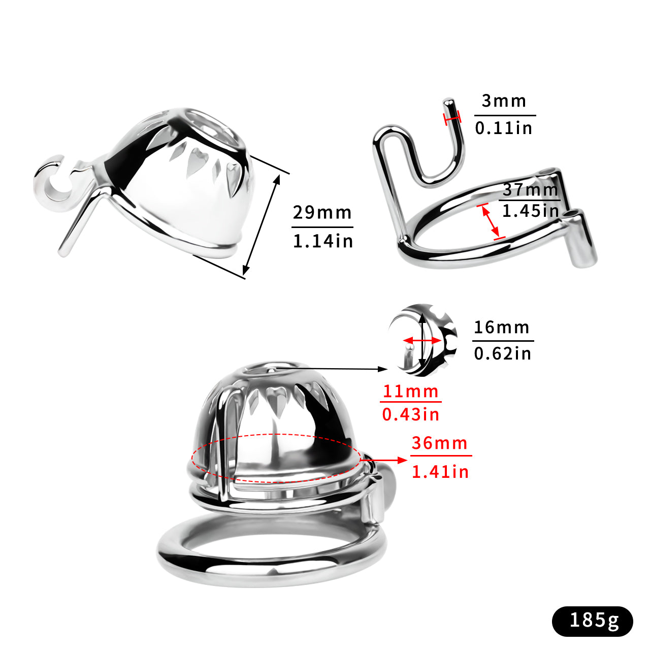 PA Chastity Cage | F229