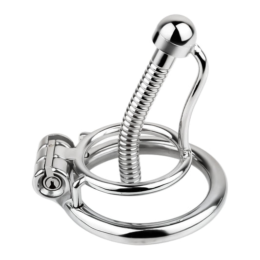 Rapier Chastity Cage with Urethral Tube | F3238