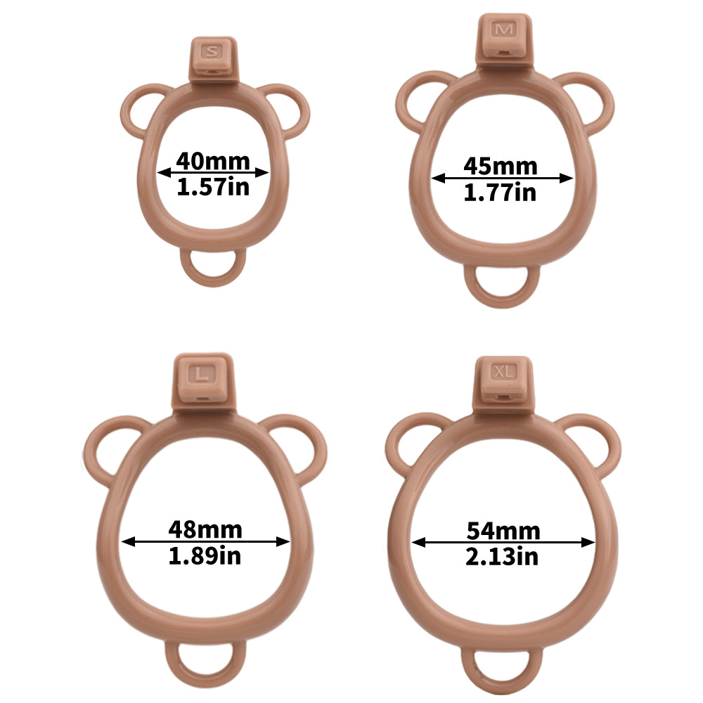 Realistic Penis Shape Male Chastity Cage | F203