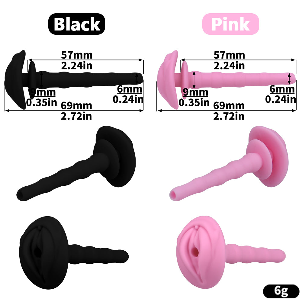 Thickened Flat Heavy Chastity Cage with Silicone Catheter