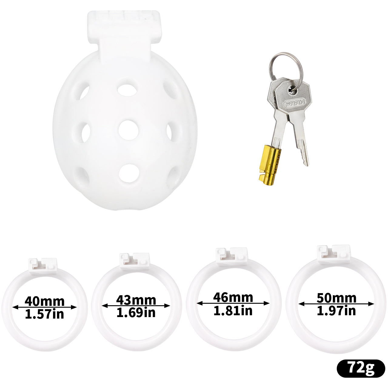 Vented Chastity Cage For Growers