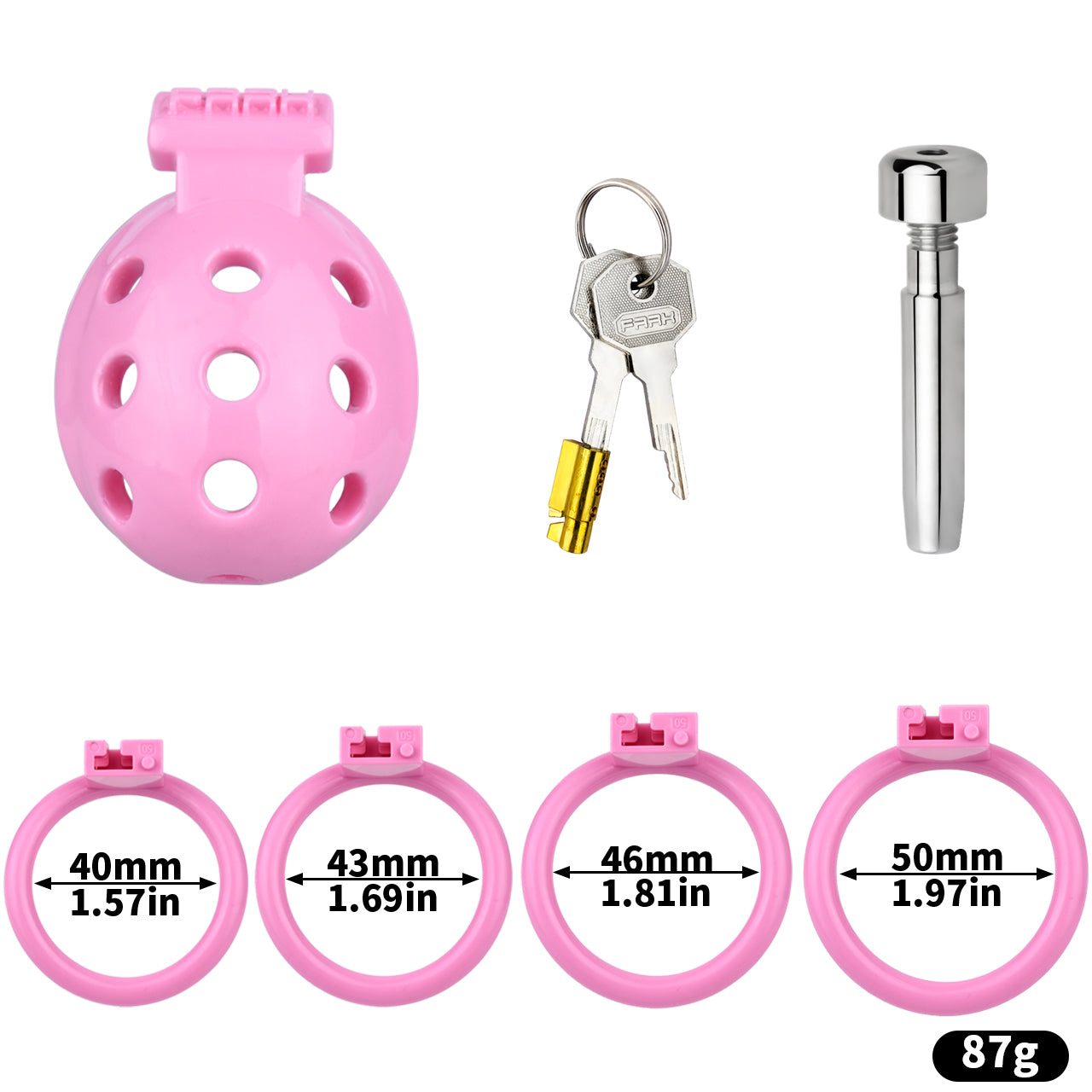 Vented Chastity Cage For Growers