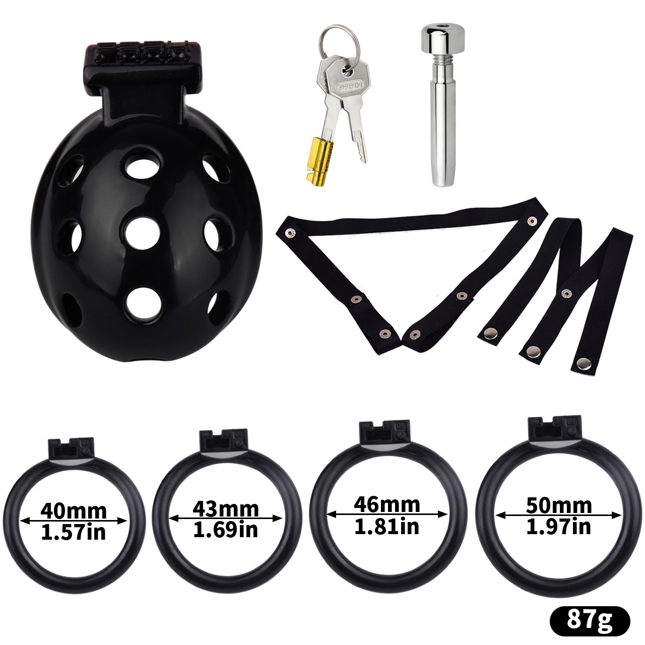 Vented Chastity Cage For Growers
