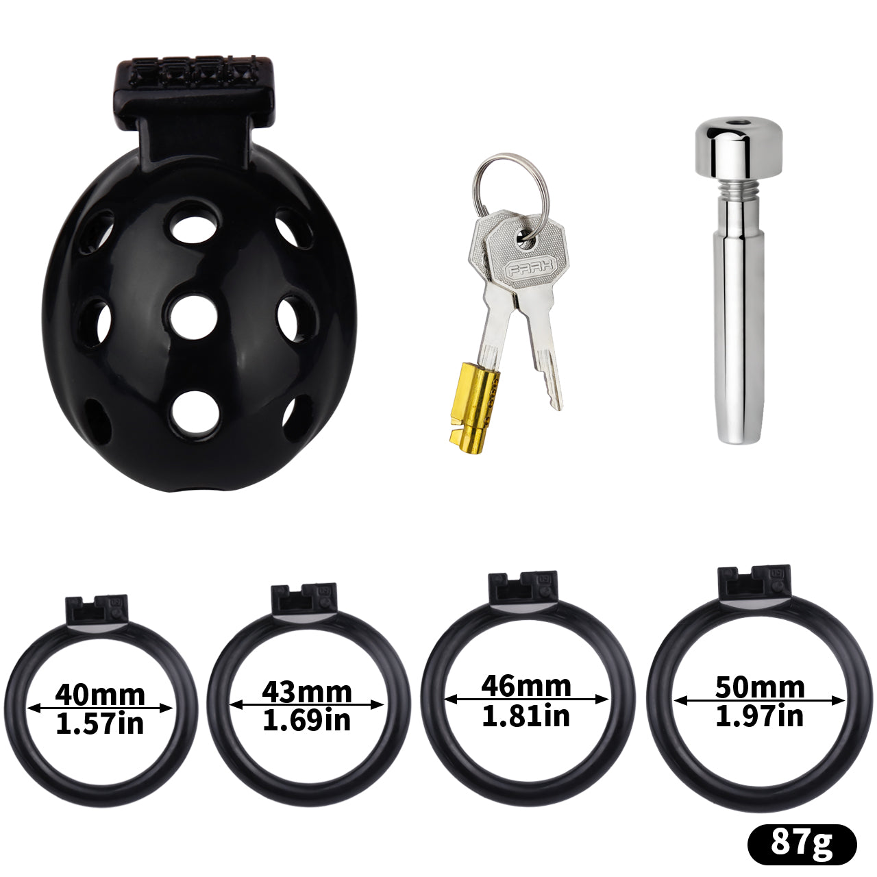 Vented Chastity Cage For Growers