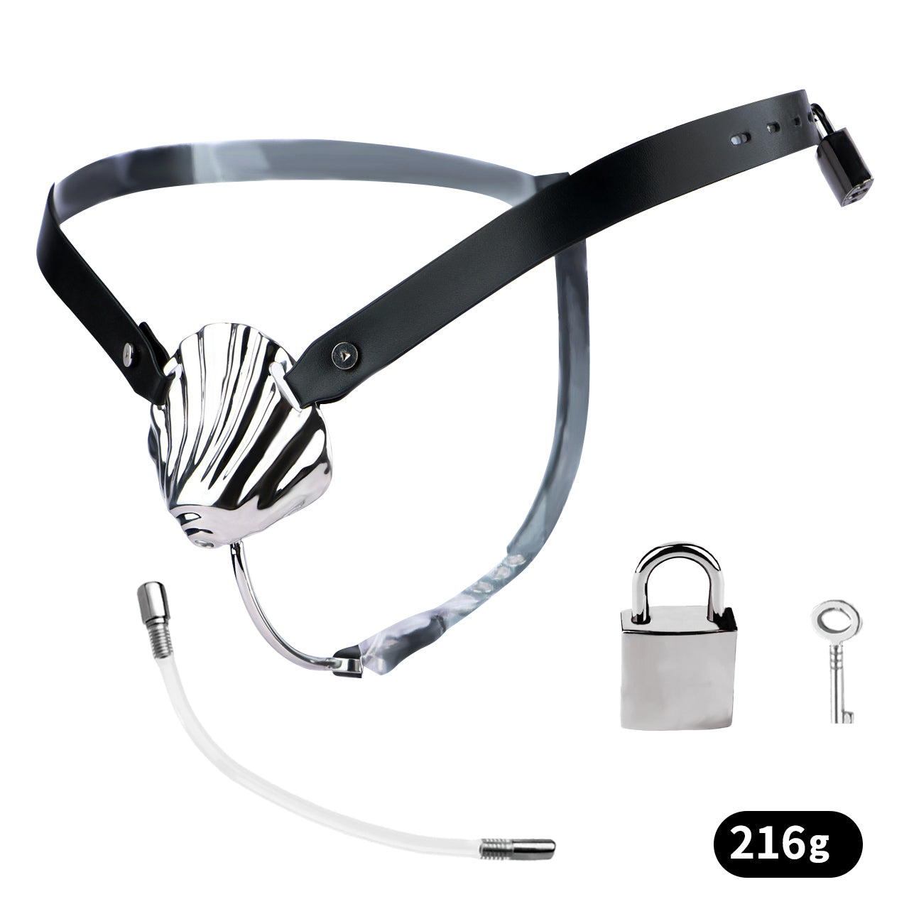 Wearable Metal Shell Invisible Chastity Cage