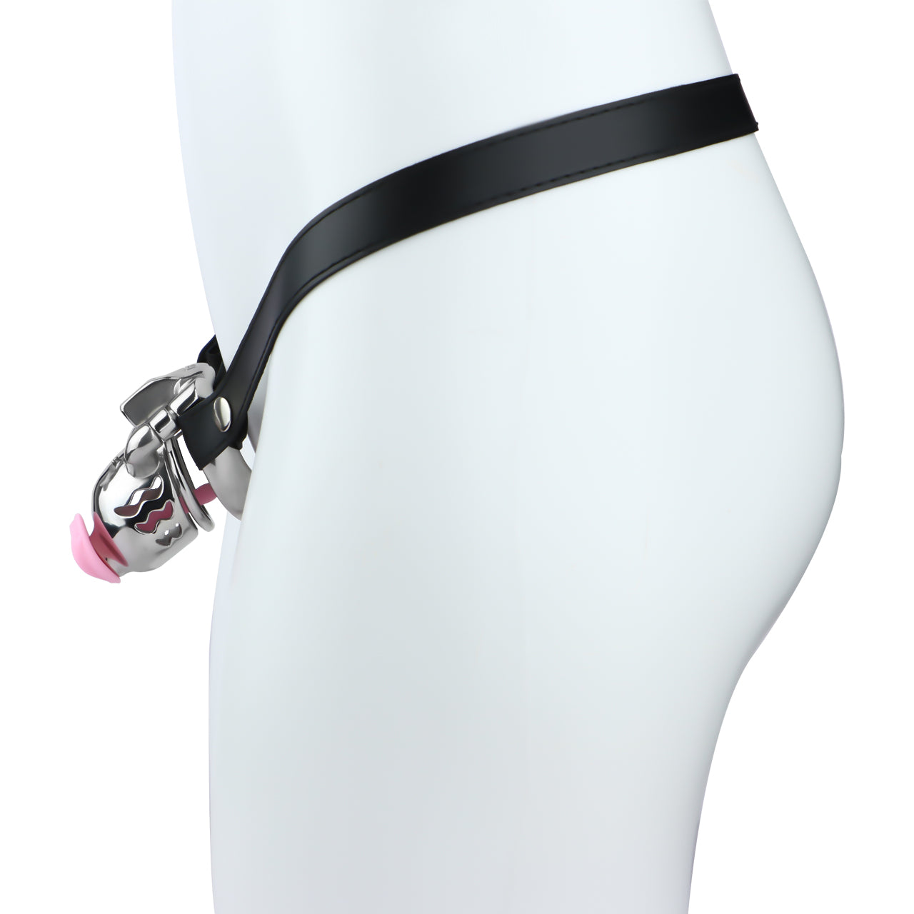 Weighted Chastity Cage Training with Silicone Catheter